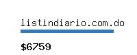 listindiario.com.do Website value calculator