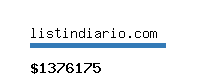 listindiario.com Website value calculator