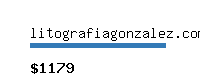 litografiagonzalez.com Website value calculator