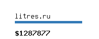 litres.ru Website value calculator