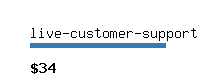 live-customer-support.com Website value calculator