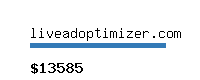 liveadoptimizer.com Website value calculator