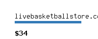 livebasketballstore.com Website value calculator