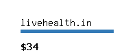 livehealth.in Website value calculator