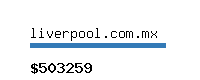 liverpool.com.mx Website value calculator