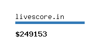 livescore.in Website value calculator