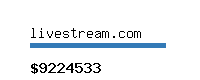 livestream.com Website value calculator