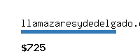 llamazaresydedelgado.com Website value calculator