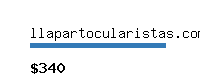 llapartocularistas.com Website value calculator