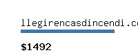 llegirencasdincendi.com Website value calculator