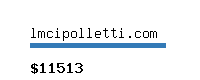 lmcipolletti.com Website value calculator