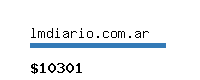 lmdiario.com.ar Website value calculator