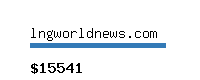 lngworldnews.com Website value calculator