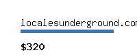 localesunderground.com Website value calculator