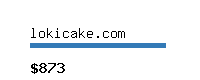 lokicake.com Website value calculator