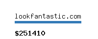 lookfantastic.com Website value calculator