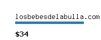 losbebesdelabulla.com Website value calculator