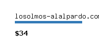 losolmos-alalpardo.com Website value calculator