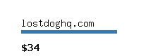 lostdoghq.com Website value calculator