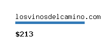 losvinosdelcamino.com Website value calculator