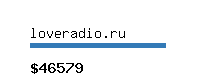 loveradio.ru Website value calculator