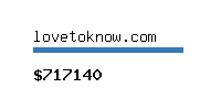 lovetoknow.com Website value calculator