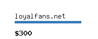 loyalfans.net Website value calculator