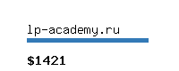 lp-academy.ru Website value calculator