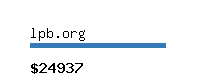 lpb.org Website value calculator