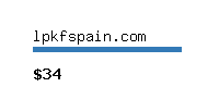 lpkfspain.com Website value calculator