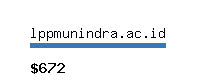 lppmunindra.ac.id Website value calculator