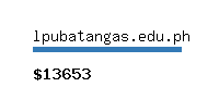 lpubatangas.edu.ph Website value calculator