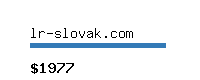 lr-slovak.com Website value calculator