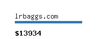 lrbaggs.com Website value calculator