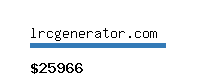 lrcgenerator.com Website value calculator