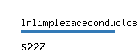 lrlimpiezadeconductos.com Website value calculator