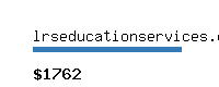 lrseducationservices.com Website value calculator