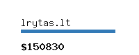 lrytas.lt Website value calculator