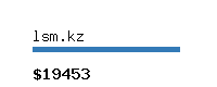 lsm.kz Website value calculator