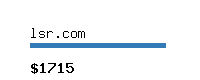 lsr.com Website value calculator