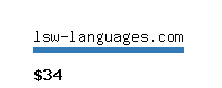 lsw-languages.com Website value calculator