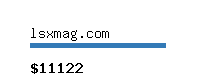 lsxmag.com Website value calculator