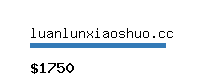 luanlunxiaoshuo.cc Website value calculator