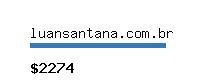 luansantana.com.br Website value calculator