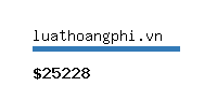 luathoangphi.vn Website value calculator