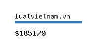 luatvietnam.vn Website value calculator