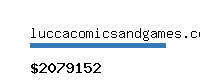 luccacomicsandgames.com Website value calculator