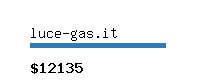 luce-gas.it Website value calculator