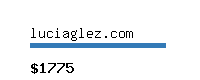 luciaglez.com Website value calculator