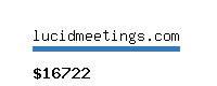 lucidmeetings.com Website value calculator